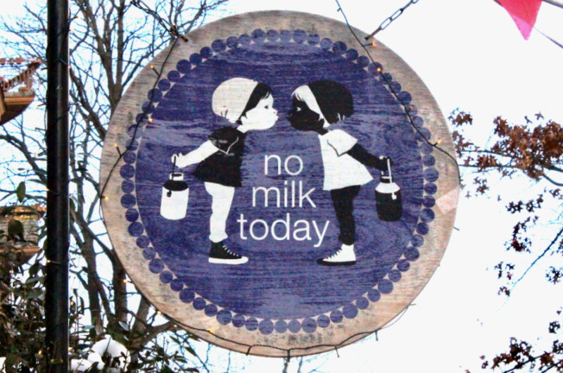 No milk today